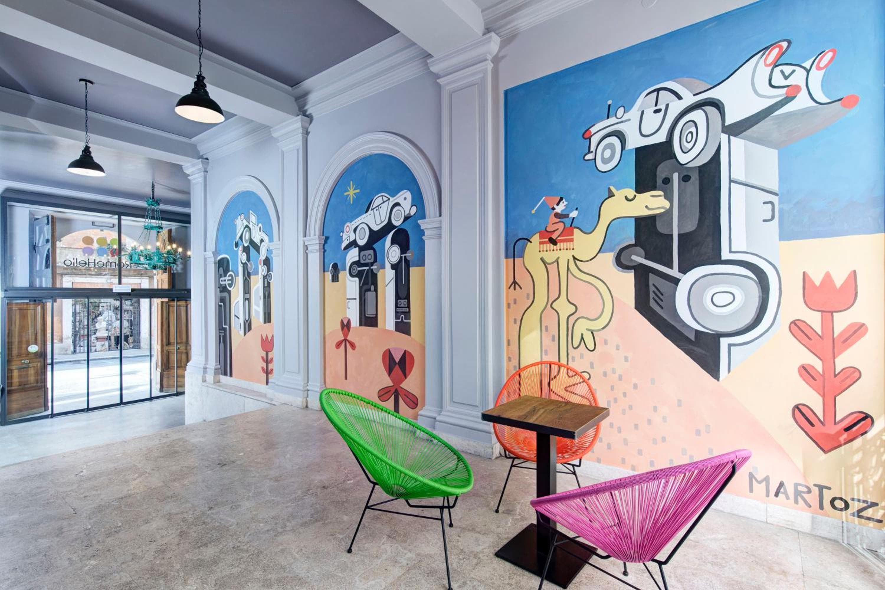 The RomeHello: recepcion & lobby