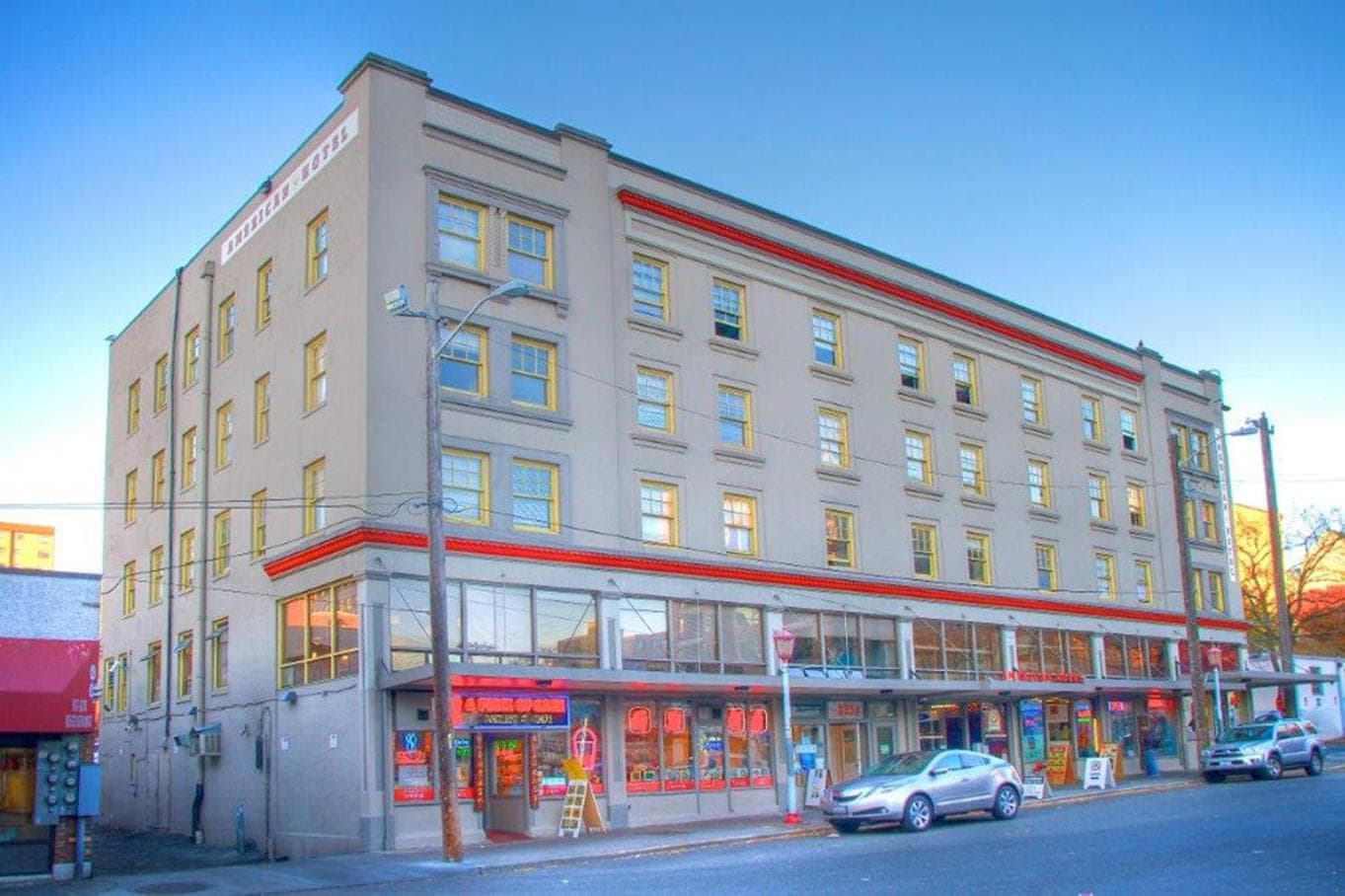 American Hotel Hostel: building