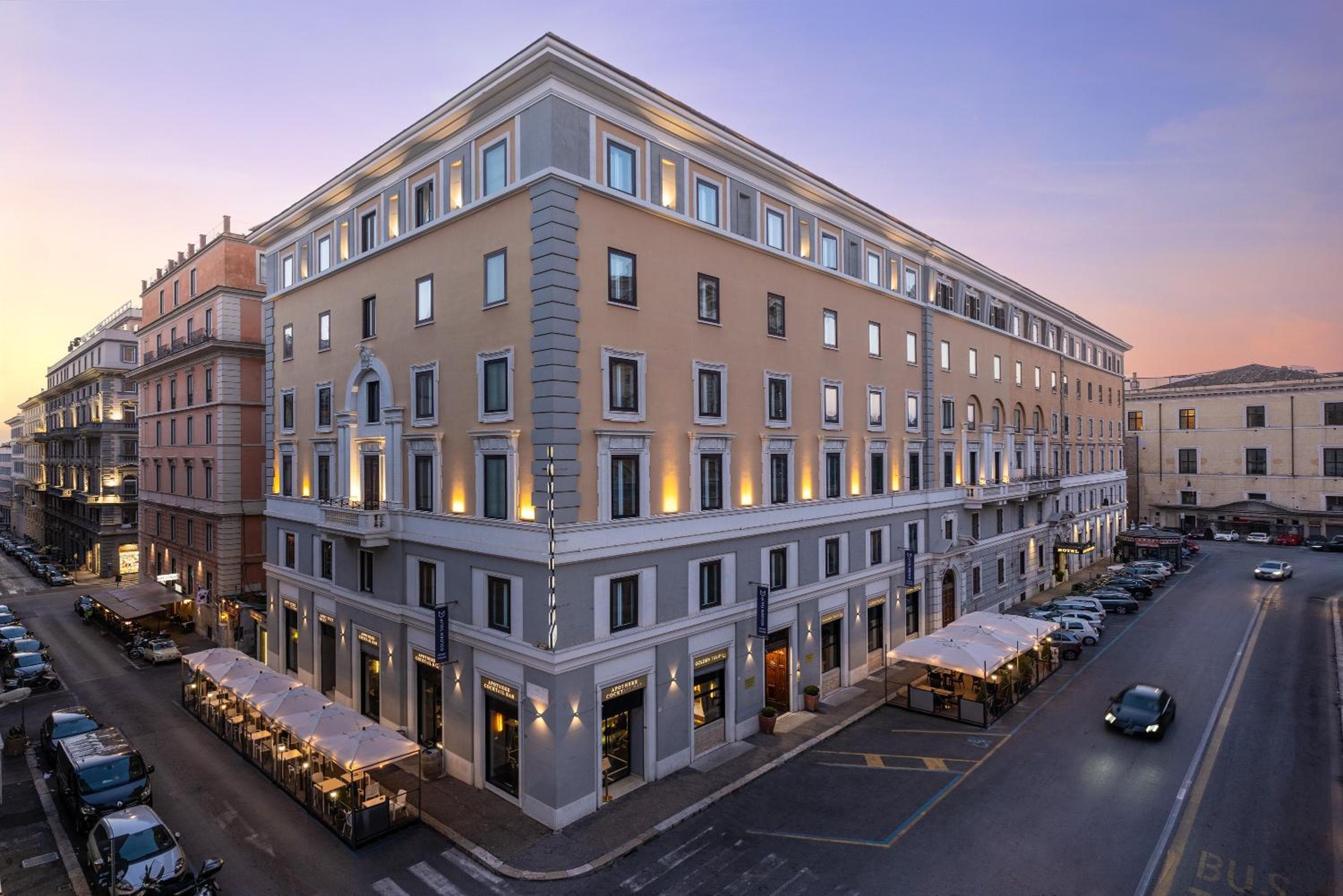Golden Tulip Rome Piram: building