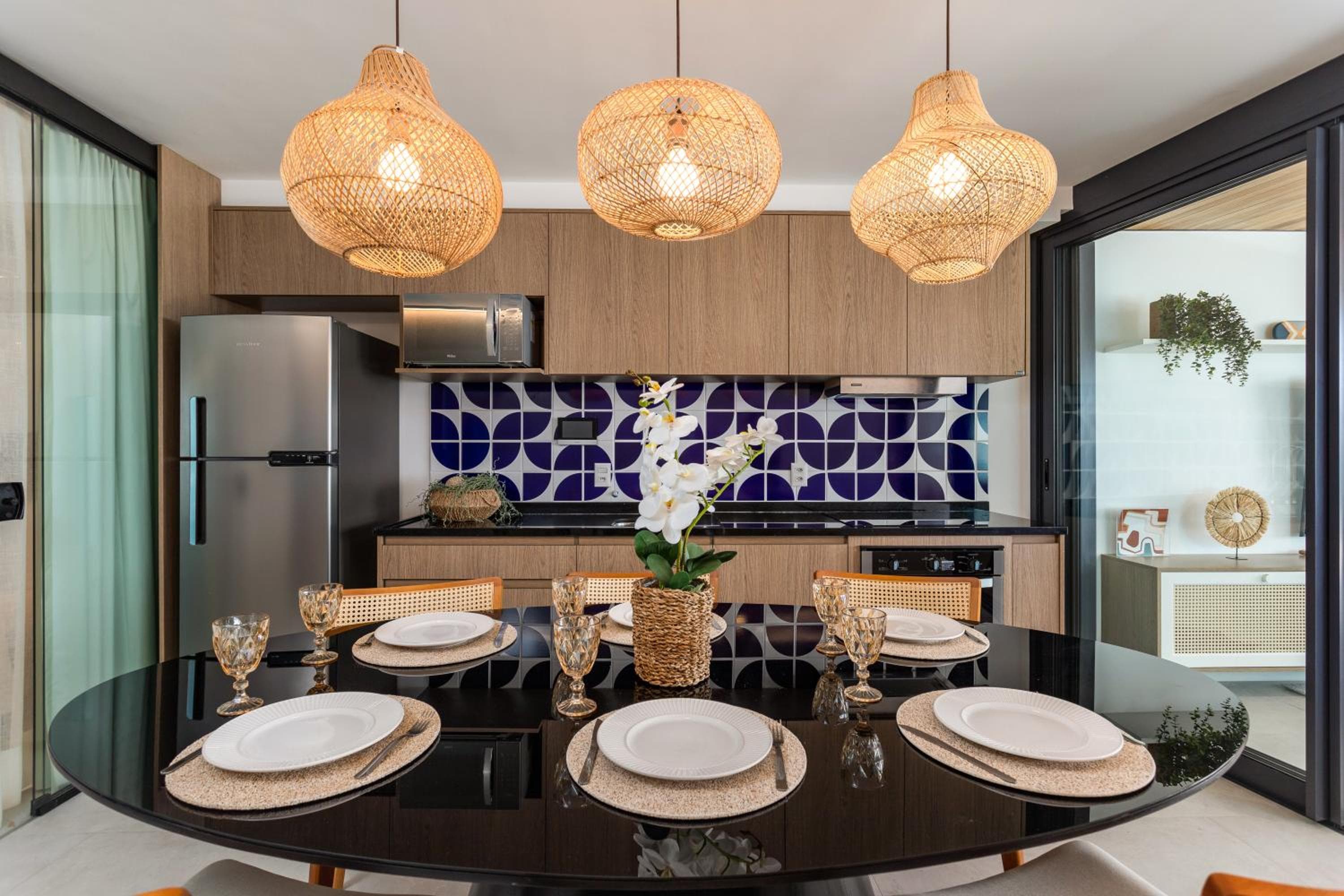 Luxuosos Apartamentos por Temporada na Atlântica à Beira-Mar, Copacabana: kitchen