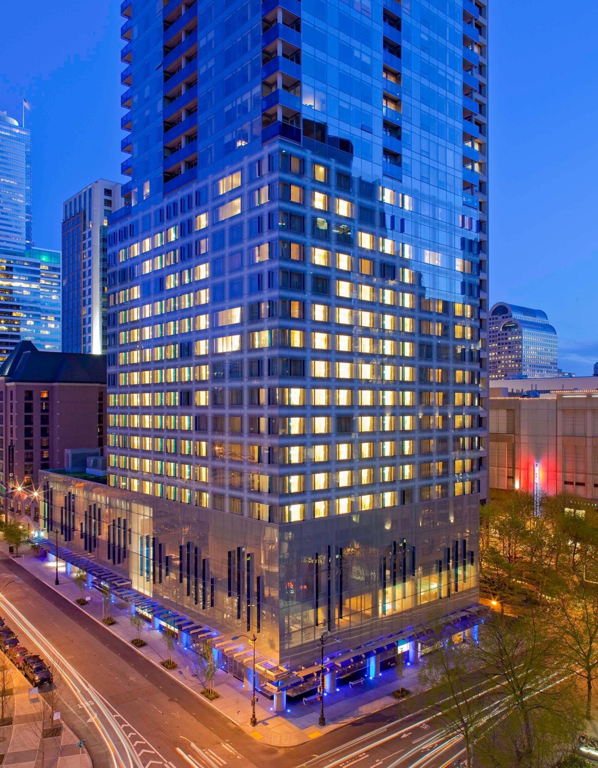 Hyatt at Olive 8: building