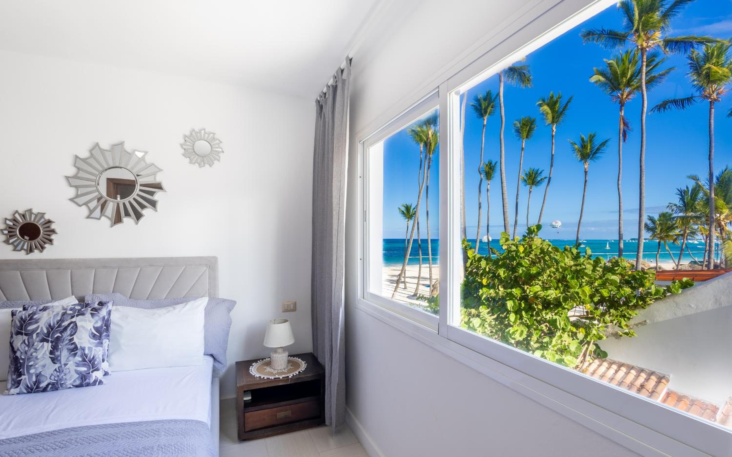 Beachfront Punta Cana Condo for Rent - Ocean View, Private Terrace, and BBQ