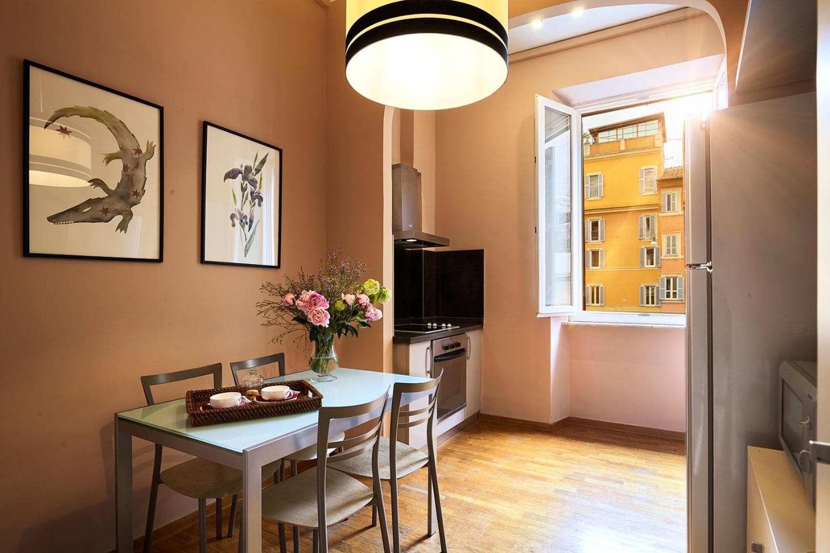 Trianon Borgo Pio Aparthotel: kitchen