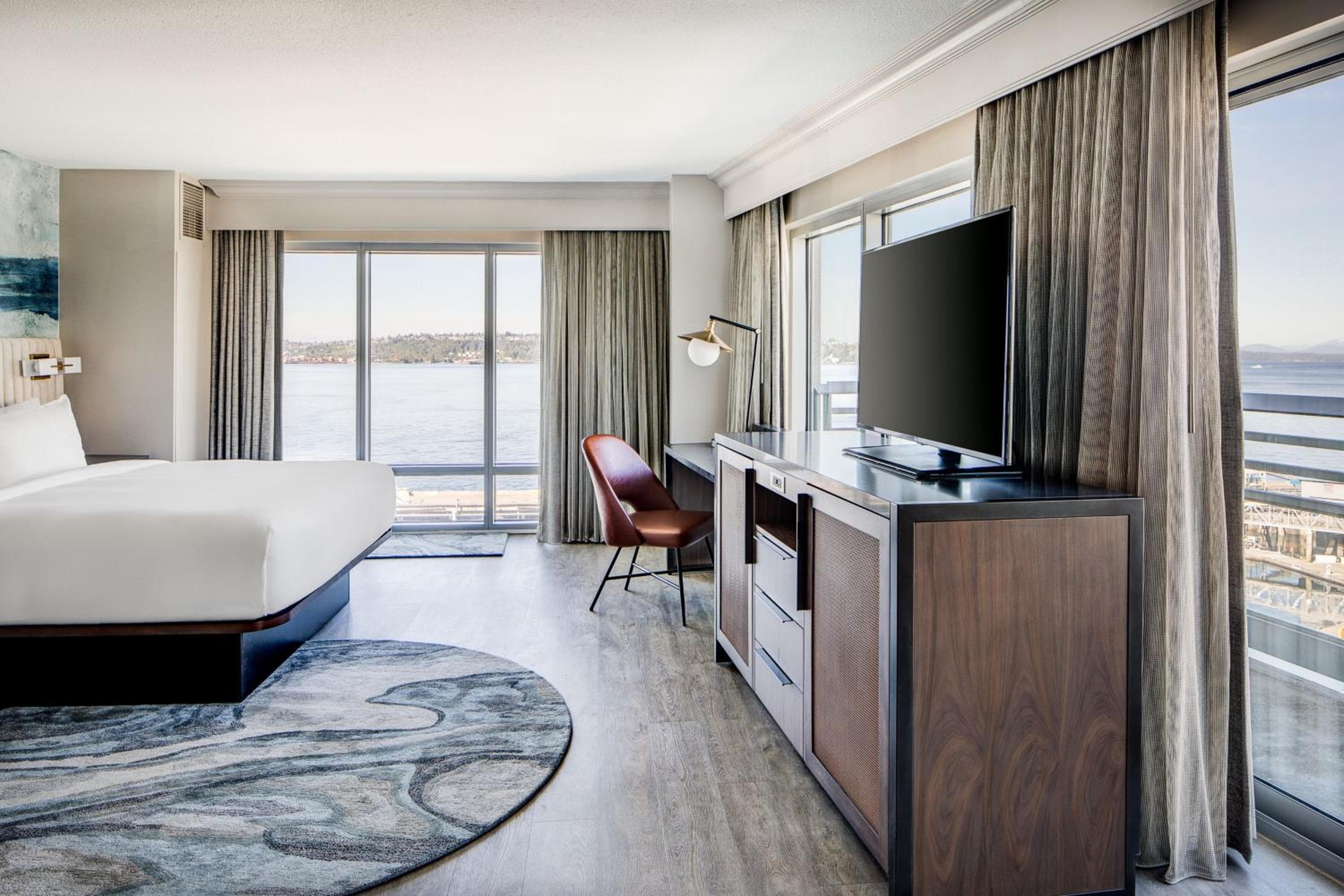 Seattle Marriott Waterfront: hotel room