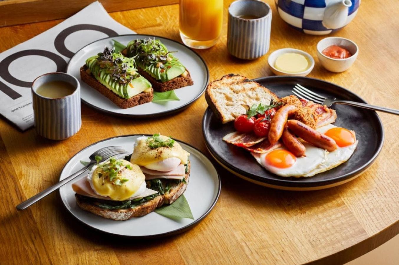 One Hundred Shoreditch: breakfast buffet