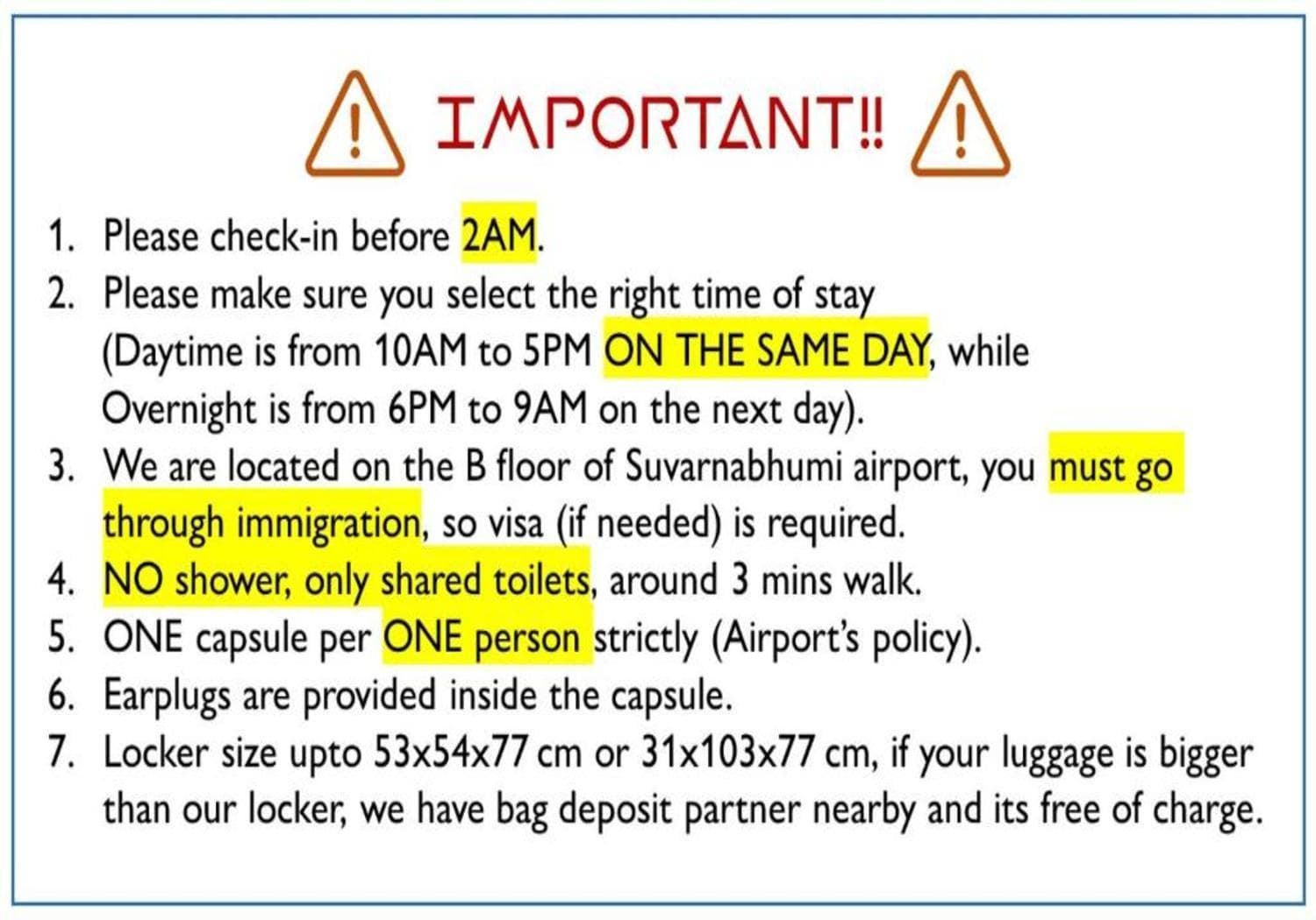 Avagard Capsule Hotel - Suvarnabhumi Airport: other