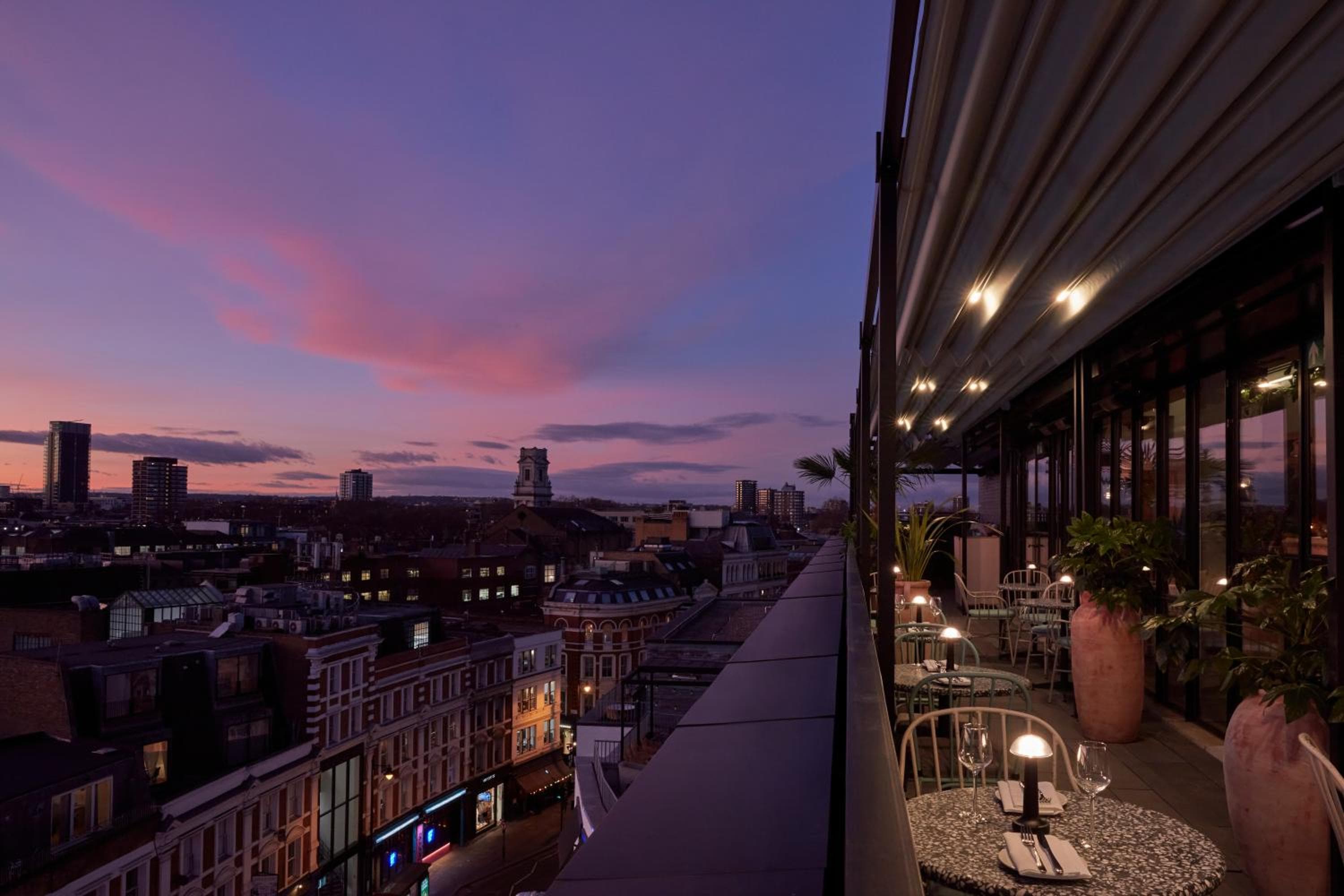 One Hundred Shoreditch: roof